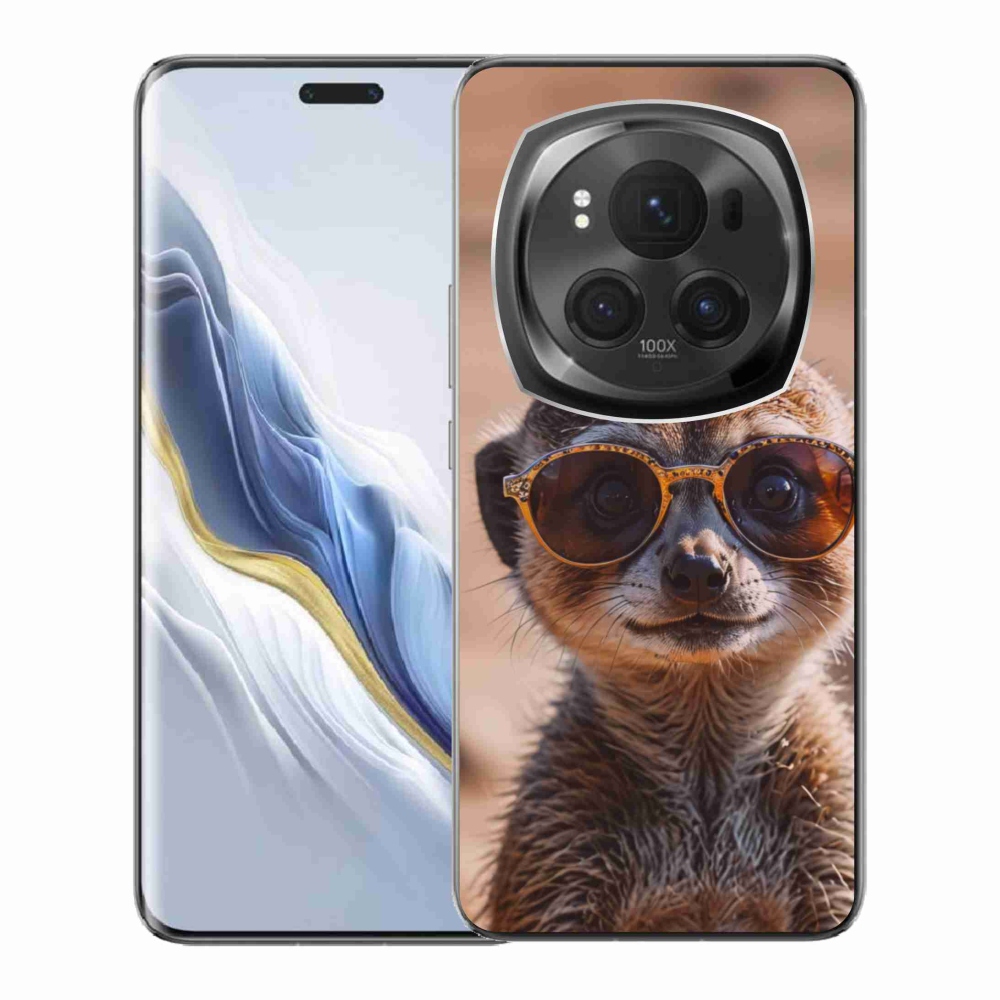 Gelový kryt mmCase na Honor Magic 6 Pro 5G - stylová surikata