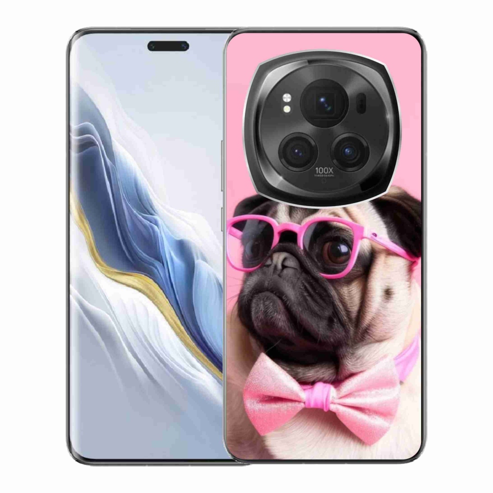 Gelový kryt mmCase na Honor Magic 6 Pro 5G - stylový mops