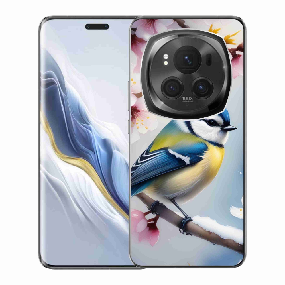 Gelový kryt mmCase na Honor Magic 6 Pro 5G - sýkorka