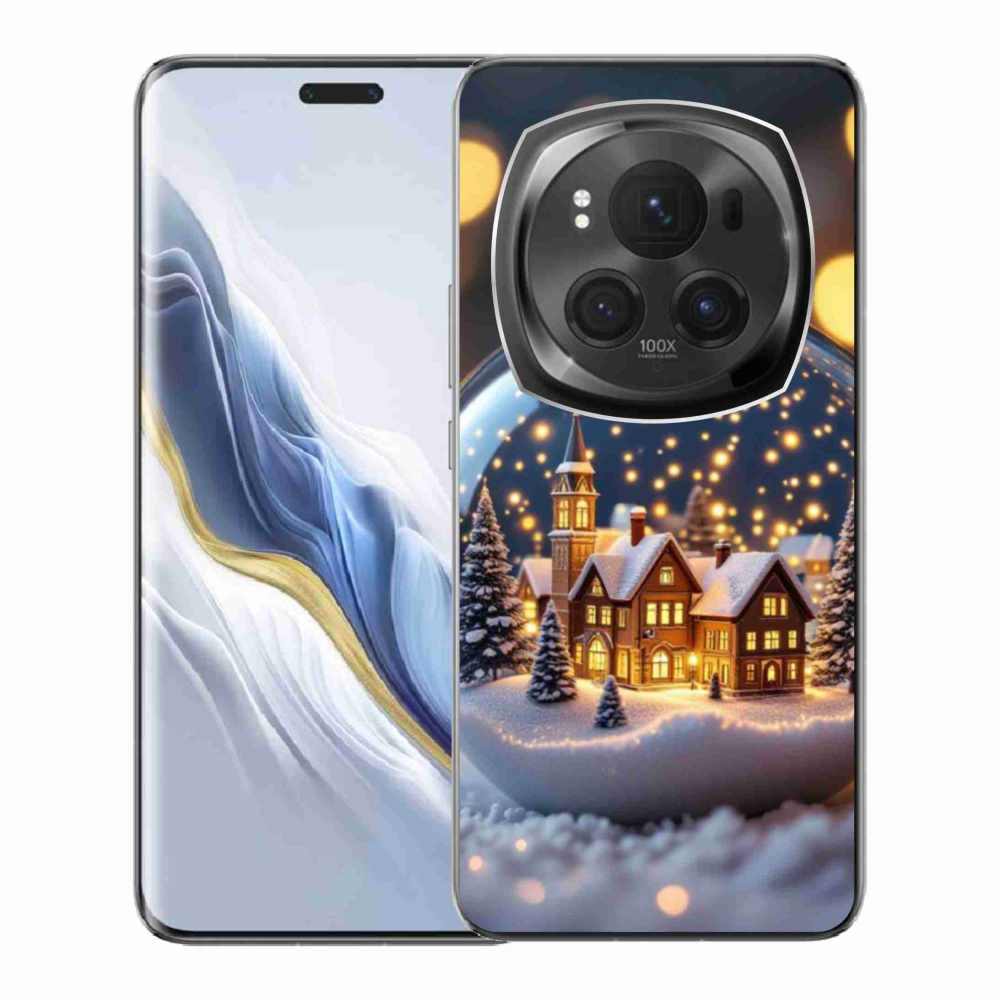 Gelový kryt mmCase na Honor Magic 6 Pro 5G - vánoční koule 4