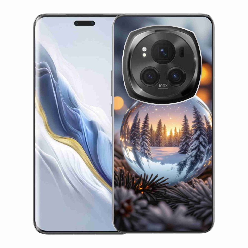 Gelový kryt mmCase na Honor Magic 6 Pro 5G - vánoční ozdoba