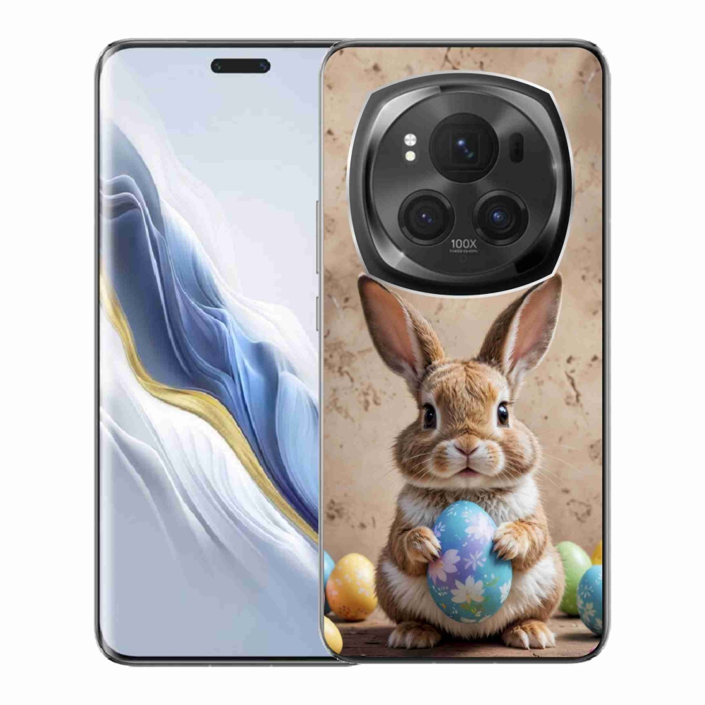 Gelový kryt mmCase na Honor Magic 6 Pro 5G - velikonoční králíček