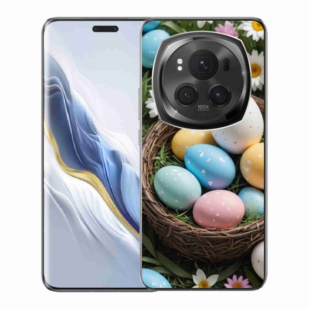 Gelový kryt mmCase na Honor Magic 6 Pro 5G - velikonoční vajíčka 2