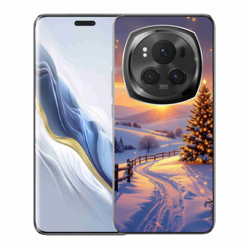 Gelový kryt mmCase na Honor Magic 6 Pro 5G - zimní krajina