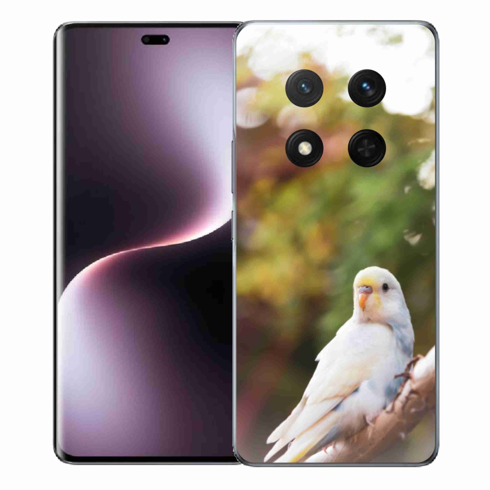 Gelový kryt mmCase na Honor Magic 7 Lite 5G - andulka bílá