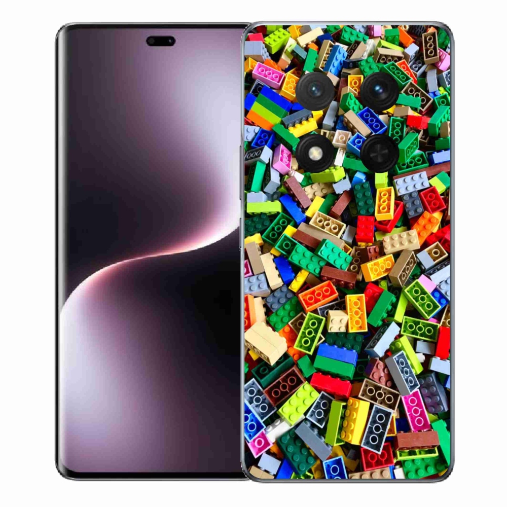 Gelový kryt mmCase na Honor Magic 7 Lite 5G - barevné stavební kostky