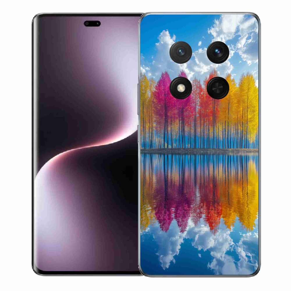 Gelový kryt mmCase na Honor Magic 7 Lite 5G - barevné stromy