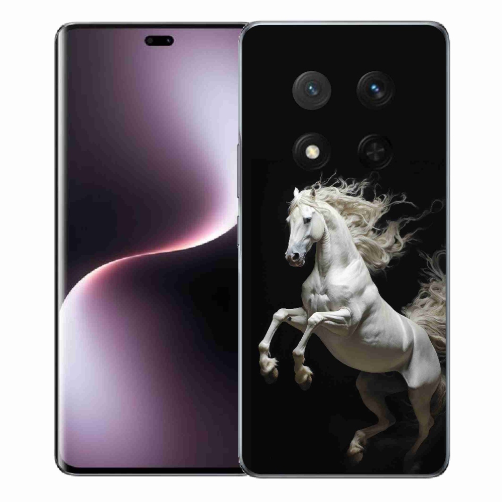 Gelový kryt mmCase na Honor Magic 7 Lite 5G - bílý kůň 4