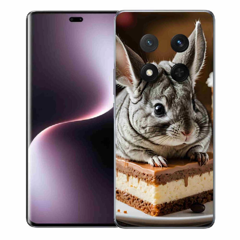 Gelový kryt mmCase na Honor Magic 7 Lite 5G - činčila