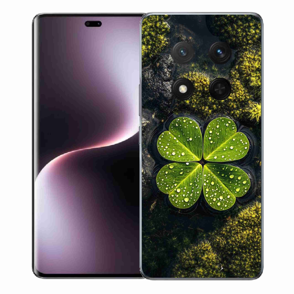 Gelový kryt mmCase na Honor Magic 7 Lite 5G - čtyřlístek