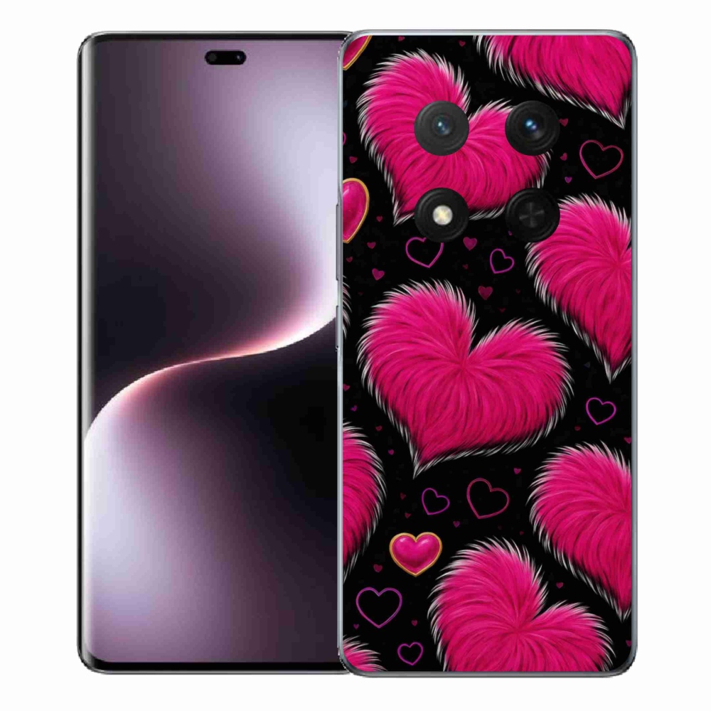 Gelový kryt mmCase na Honor Magic 7 Lite 5G - hebká srdce