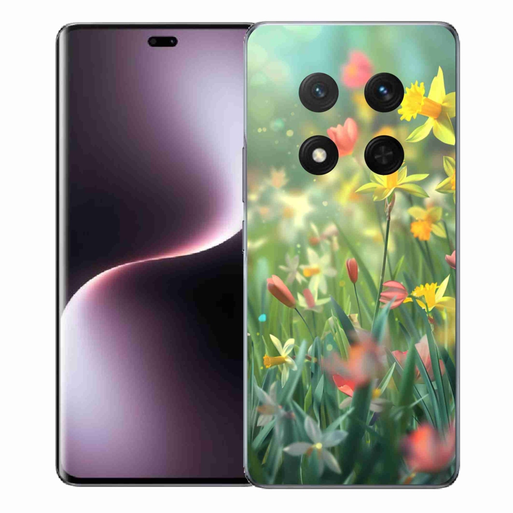 Gelový kryt mmCase na Honor Magic 7 Lite 5G - jarní květy