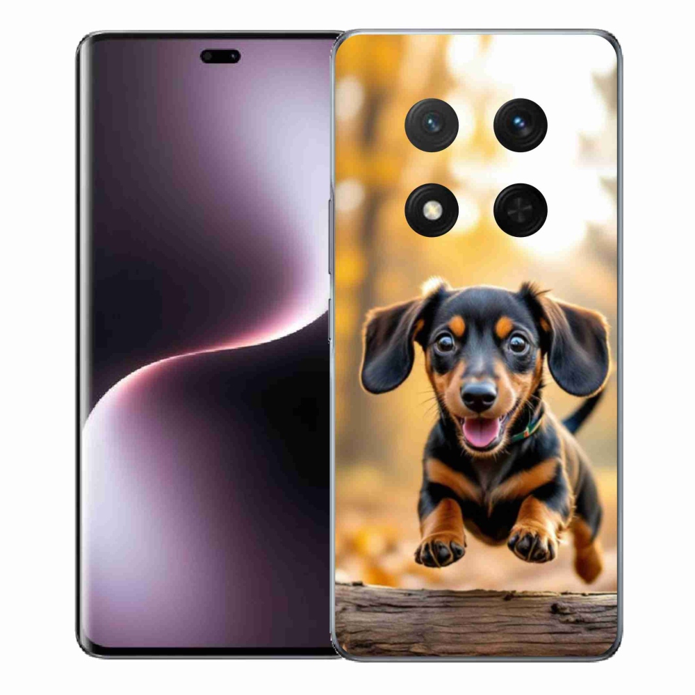 Gelový kryt mmCase na Honor Magic 7 Lite 5G - jezevčík 2