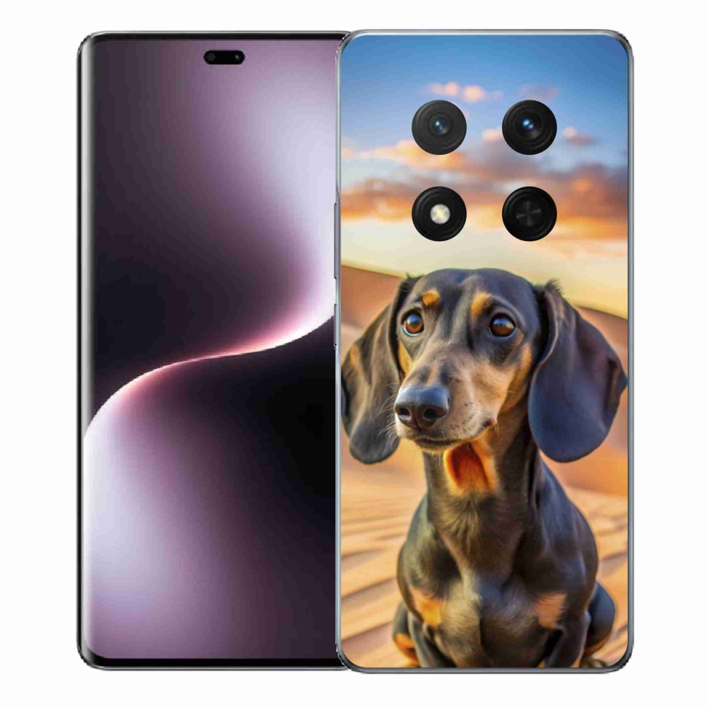 Gelový kryt mmCase na Honor Magic 7 Lite 5G - jezevčík 3 