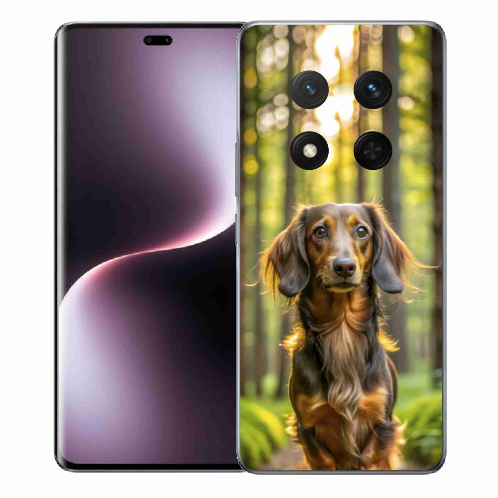 Gelový kryt mmCase na Honor Magic 7 Lite 5G - jezevčík 4