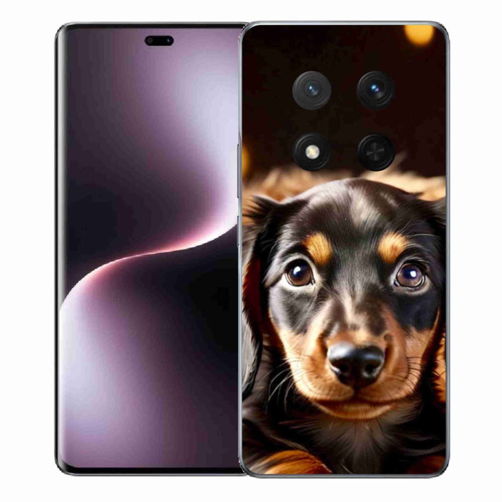 Gelový kryt mmCase na Honor Magic 7 Lite 5G - jezevčík