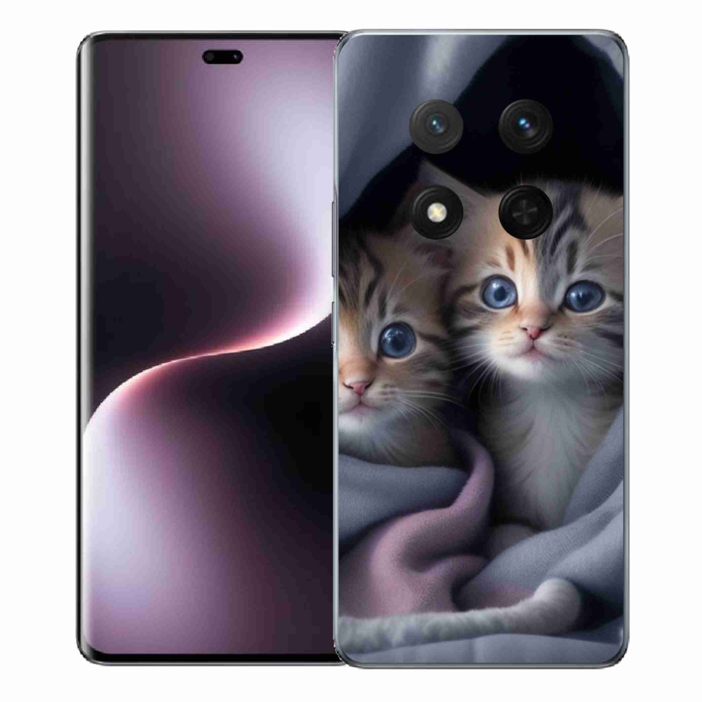 Gelový kryt mmCase na Honor Magic 7 Lite 5G - kočičí duo 2