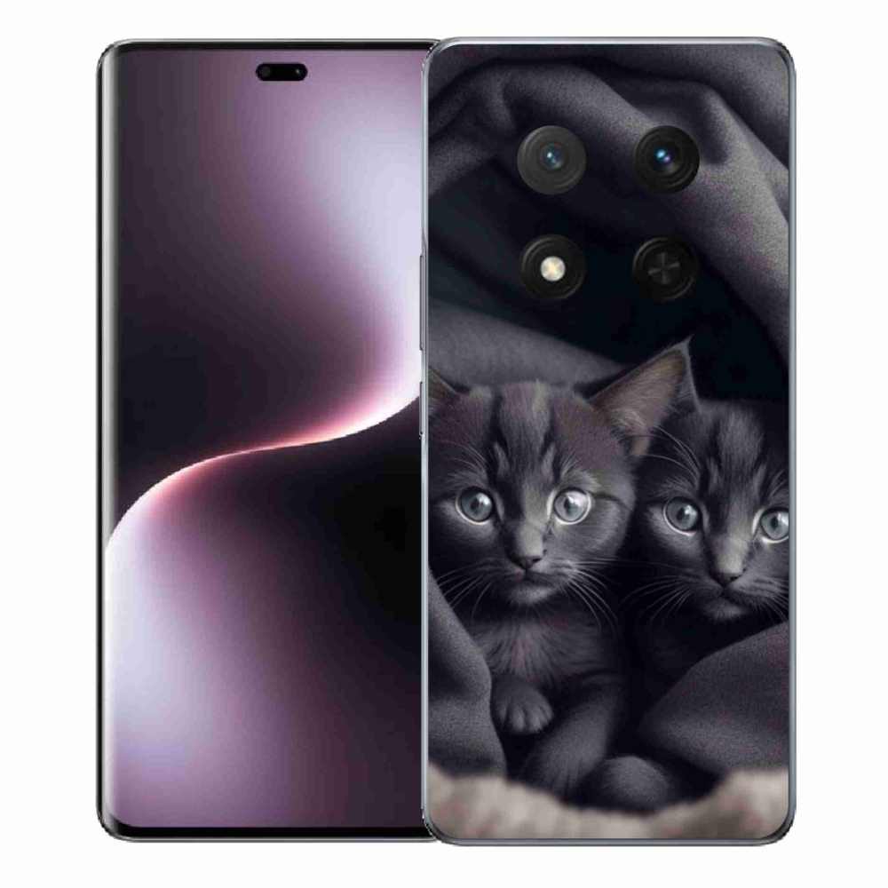 Gelový kryt mmCase na Honor Magic 7 Lite 5G - kočičí duo