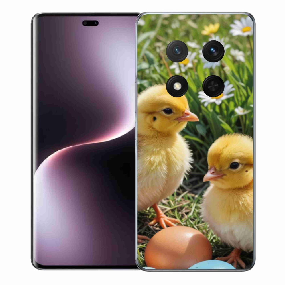Gelový kryt mmCase na Honor Magic 7 Lite 5G - kuřátka