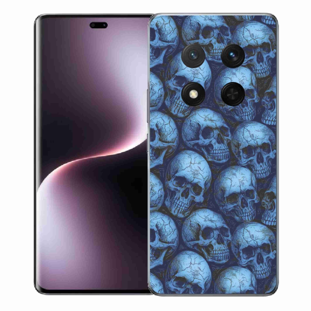Gelový kryt mmCase na Honor Magic 7 Lite 5G - lebky