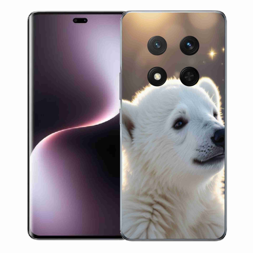 Gelový kryt mmCase na Honor Magic 7 Lite 5G - lední medvěd