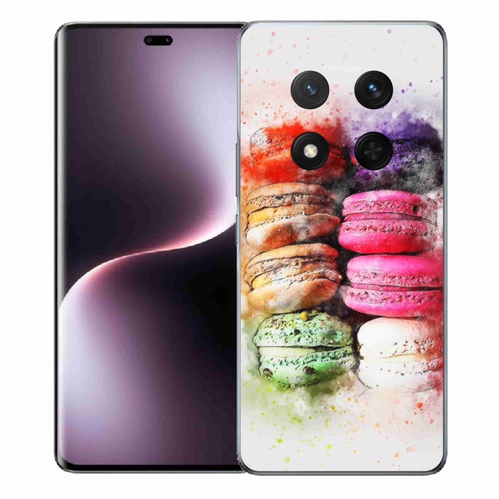 Gelový kryt mmCase na Honor Magic 7 Lite 5G - makrónky