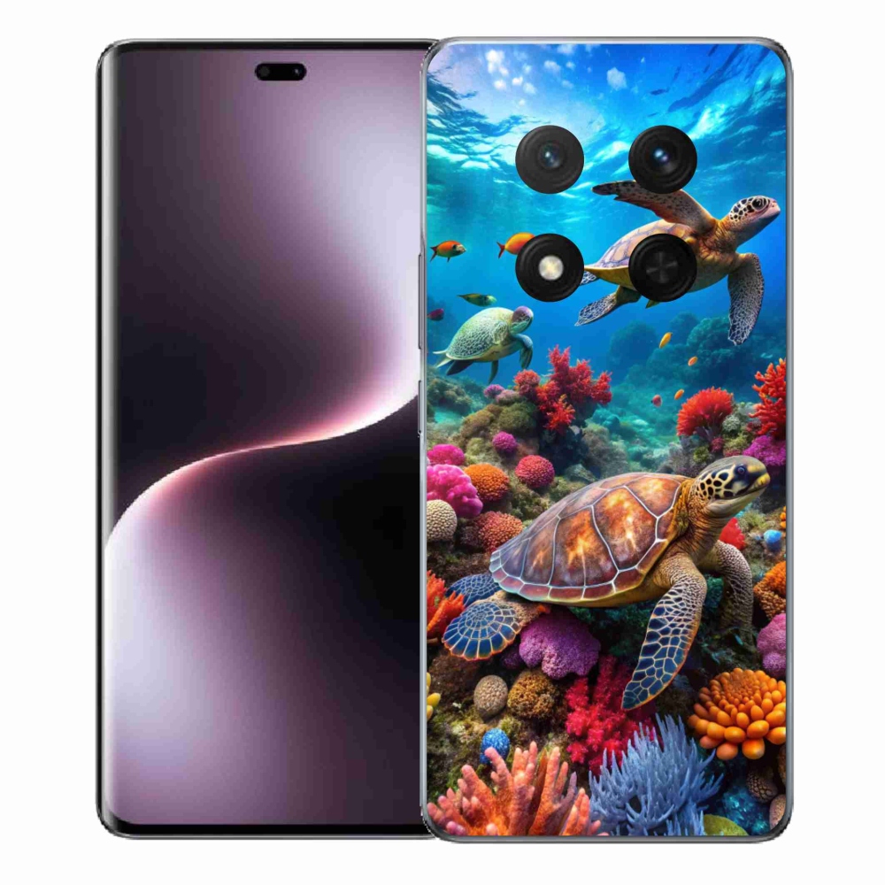 Gelový kryt mmCase na Honor Magic 7 Lite 5G - mořský svět 2