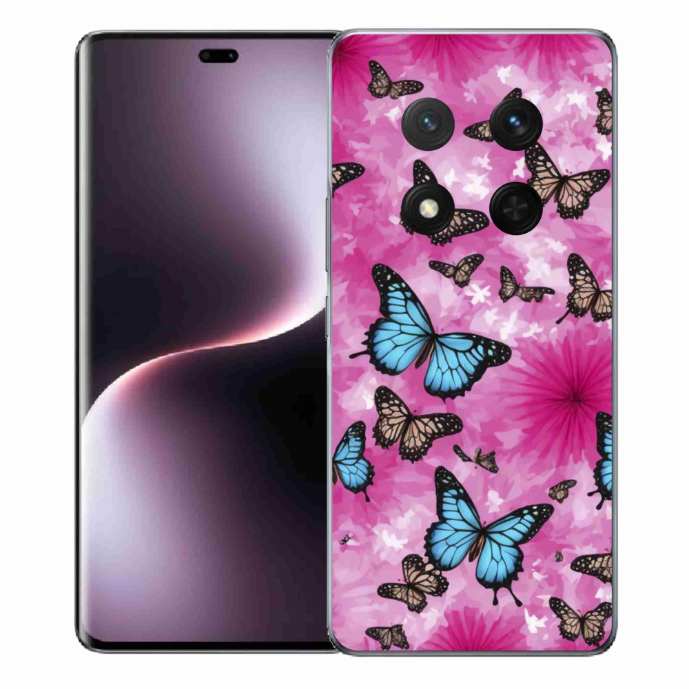 Gelový kryt mmCase na Honor Magic 7 Lite 5G - motýlí zahrada