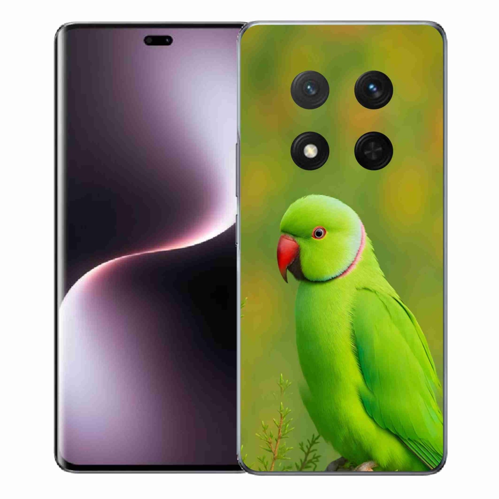 Gelový kryt mmCase na Honor Magic 7 Lite 5G - papoušek alexandr 2