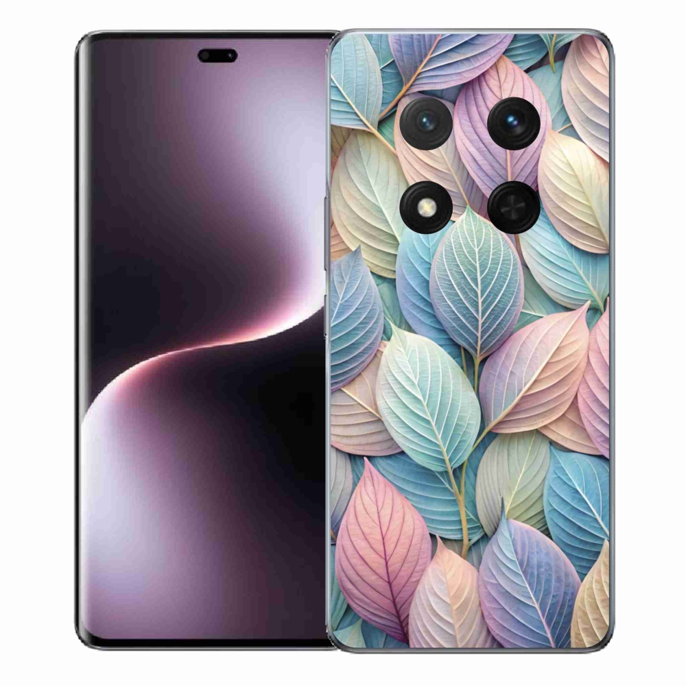 Gelový kryt mmCase na Honor Magic 7 Lite 5G - pastelové listy