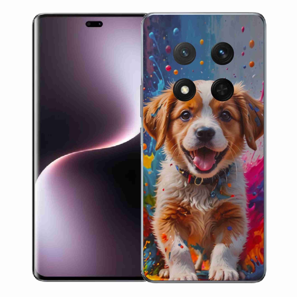 Gelový kryt mmCase na Honor Magic 7 Lite 5G - roztomilé štěně 3