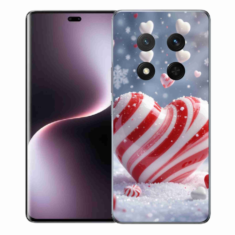 Gelový kryt mmCase na Honor Magic 7 Lite 5G - sladké srdce