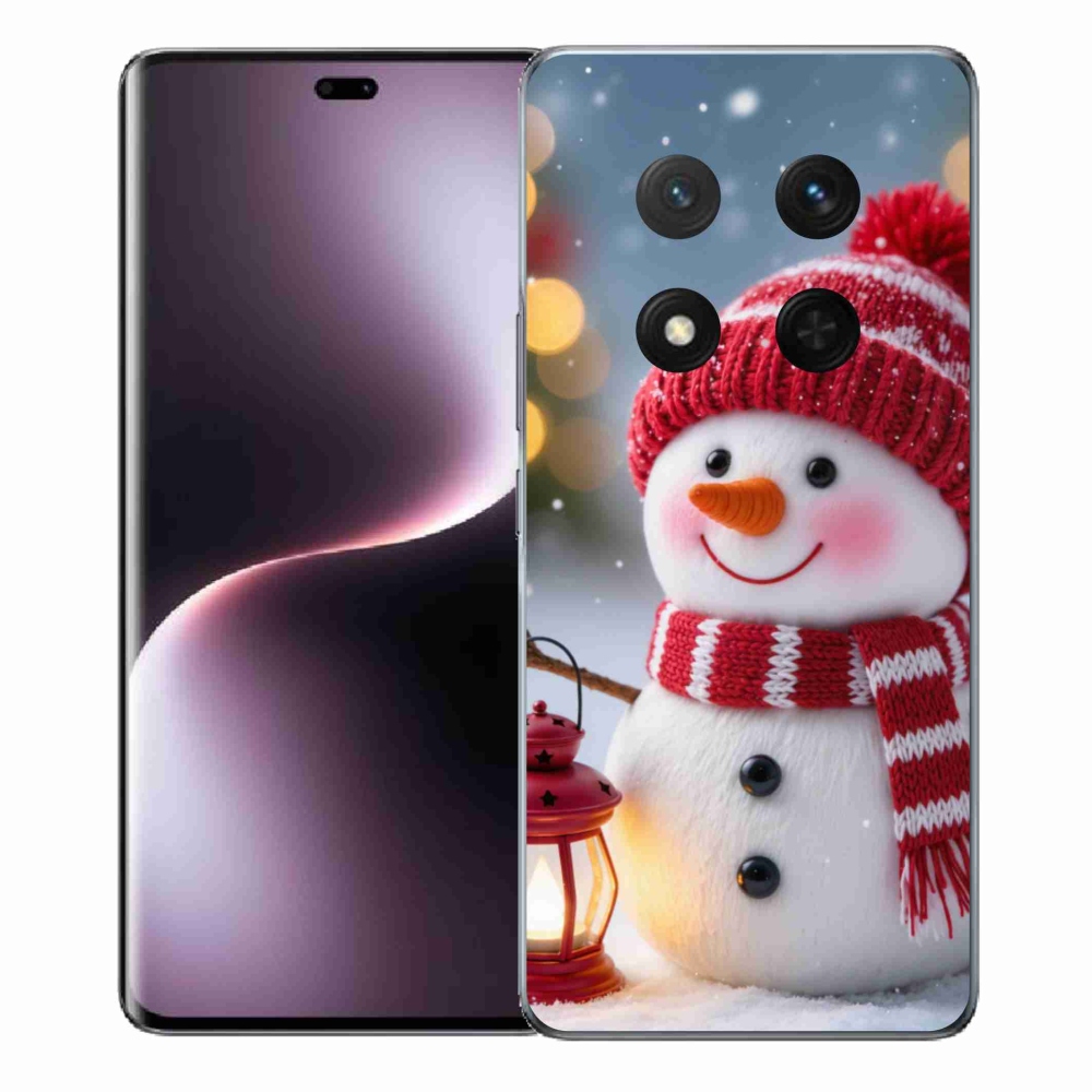Gelový kryt mmCase na Honor Magic 7 Lite 5G - sněhulák 2
