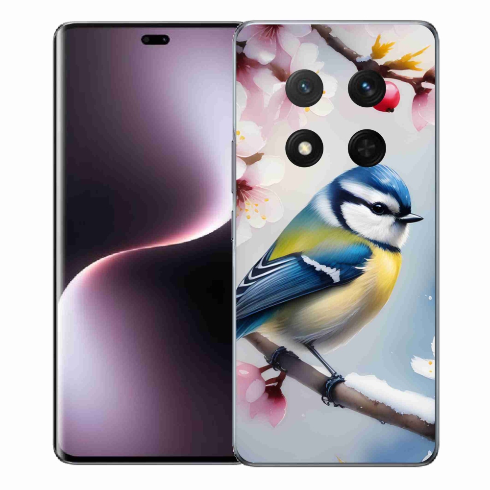 Gelový kryt mmCase na Honor Magic 7 Lite 5G - sýkorka
