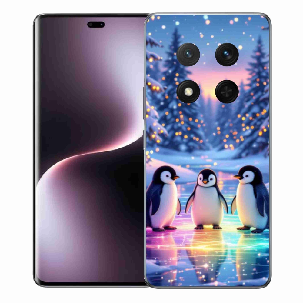 Gelový kryt mmCase na Honor Magic 7 Lite 5G - tučnáci