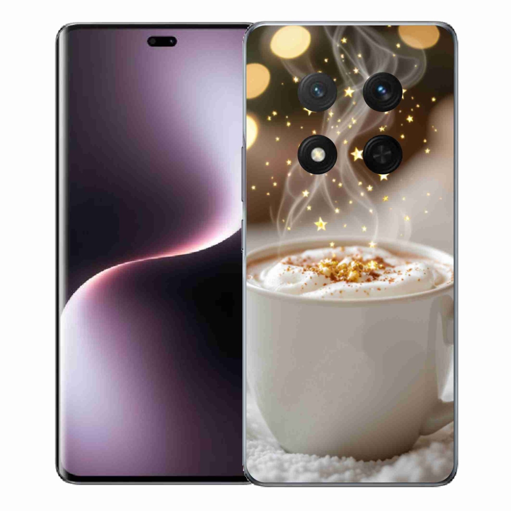 Gelový kryt mmCase na Honor Magic 7 Lite 5G - vánoční horký nápoj