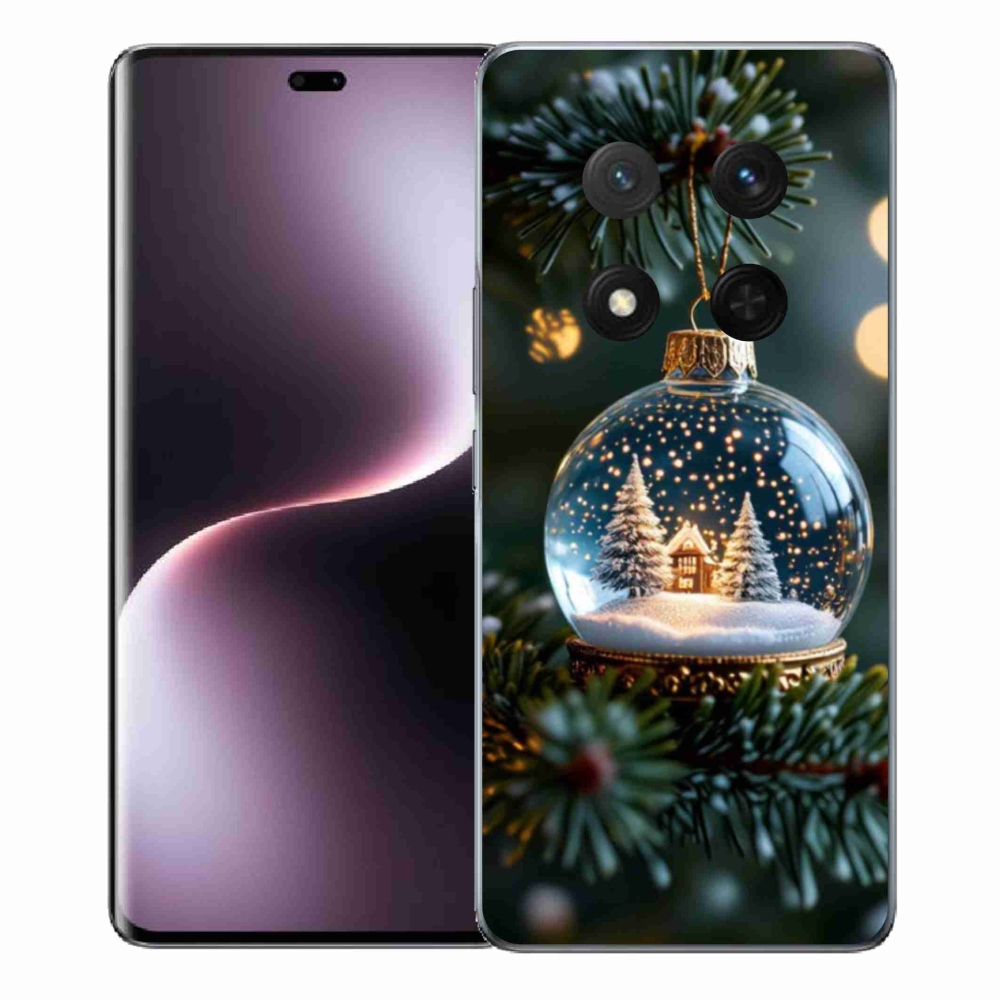 Gelový kryt mmCase na Honor Magic 7 Lite 5G - vánoční koule 2