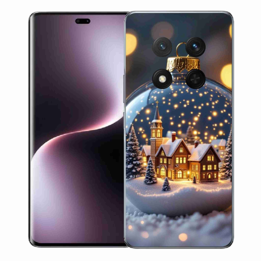 Gelový kryt mmCase na Honor Magic 7 Lite 5G - vánoční koule 4