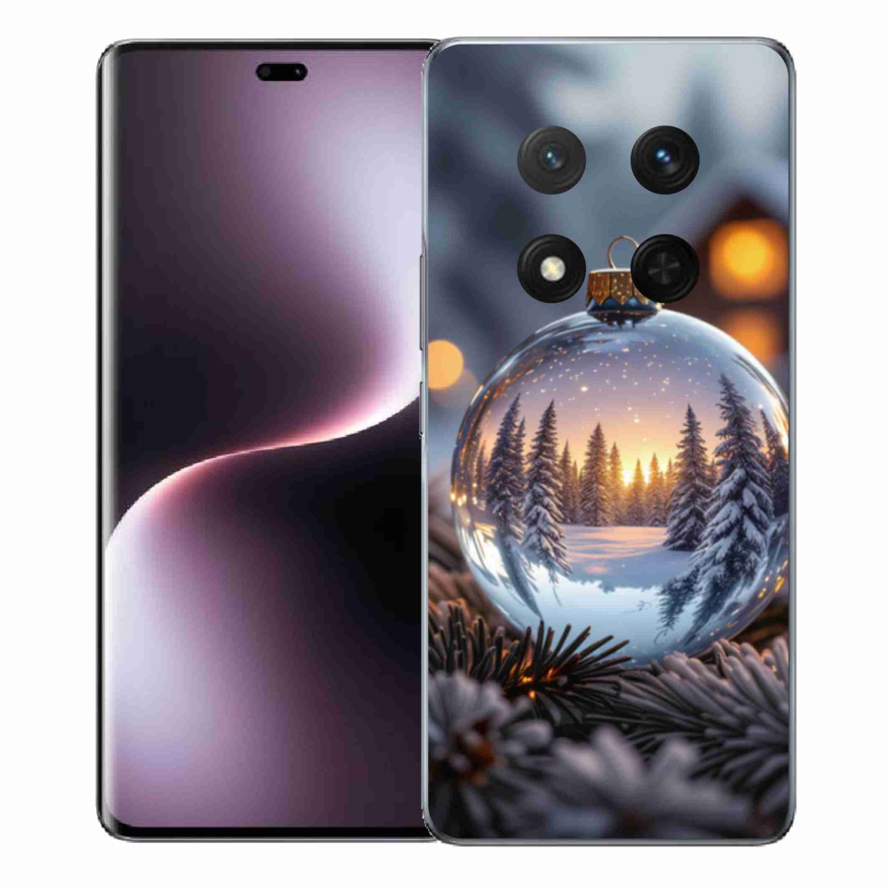 Gelový kryt mmCase na Honor Magic 7 Lite 5G - vánoční ozdoba