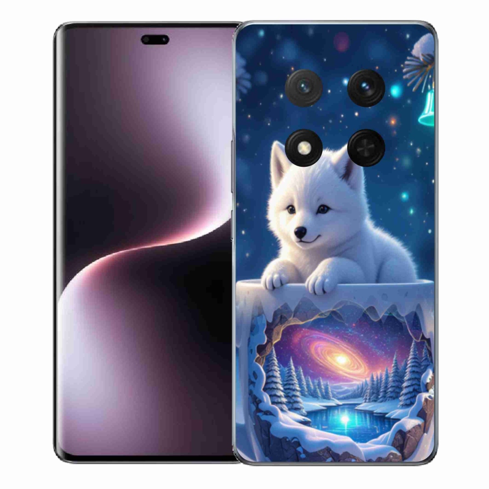 Gelový kryt mmCase na Honor Magic 7 Lite 5G - vánoční štěně