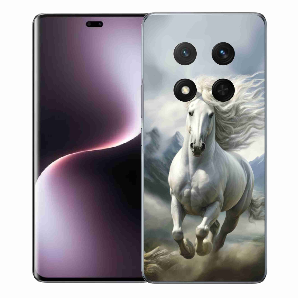 Gelový kryt mmCase na Honor Magic 7 Lite - běžící bílý kůň 3