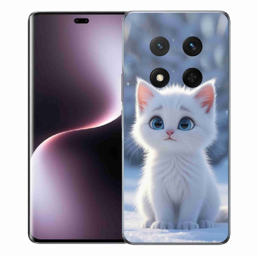 Gelový kryt mmCase na Honor Magic 7 Lite - bílé kotě 3