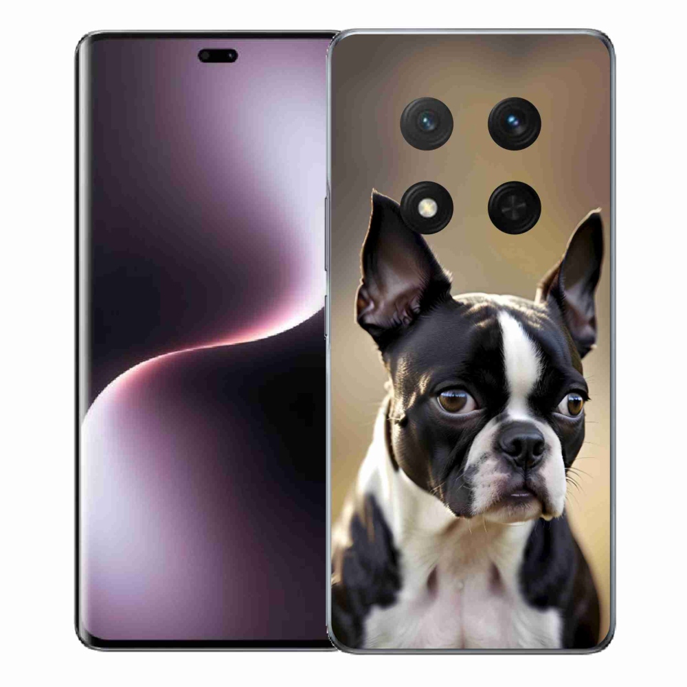 Gelový kryt mmCase na Honor Magic 7 Lite - bostonský teriér
