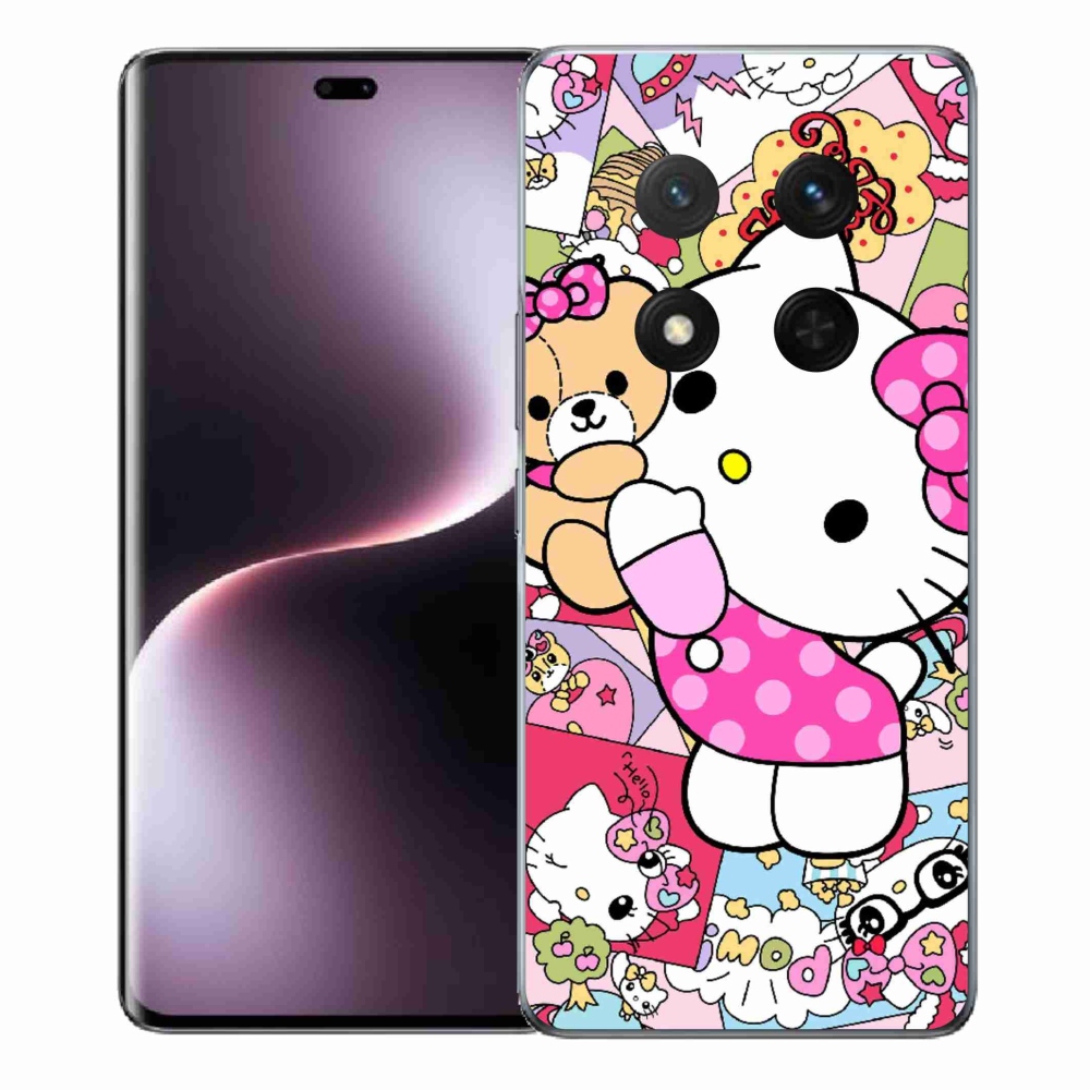 Gelový kryt mmCase na Honor Magic 7 Lite - cute kitty