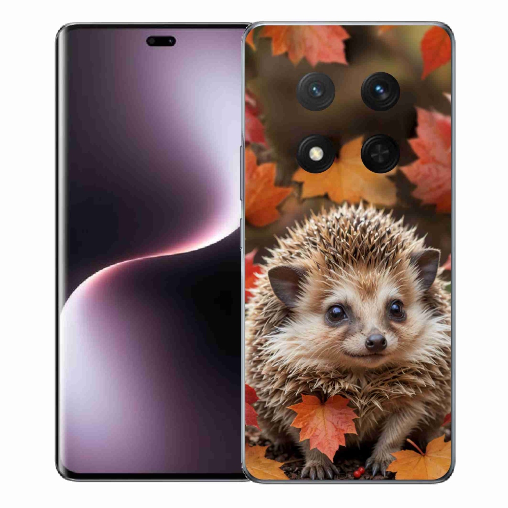 Gelový kryt mmCase na Honor Magic 7 Lite - ježek v listí