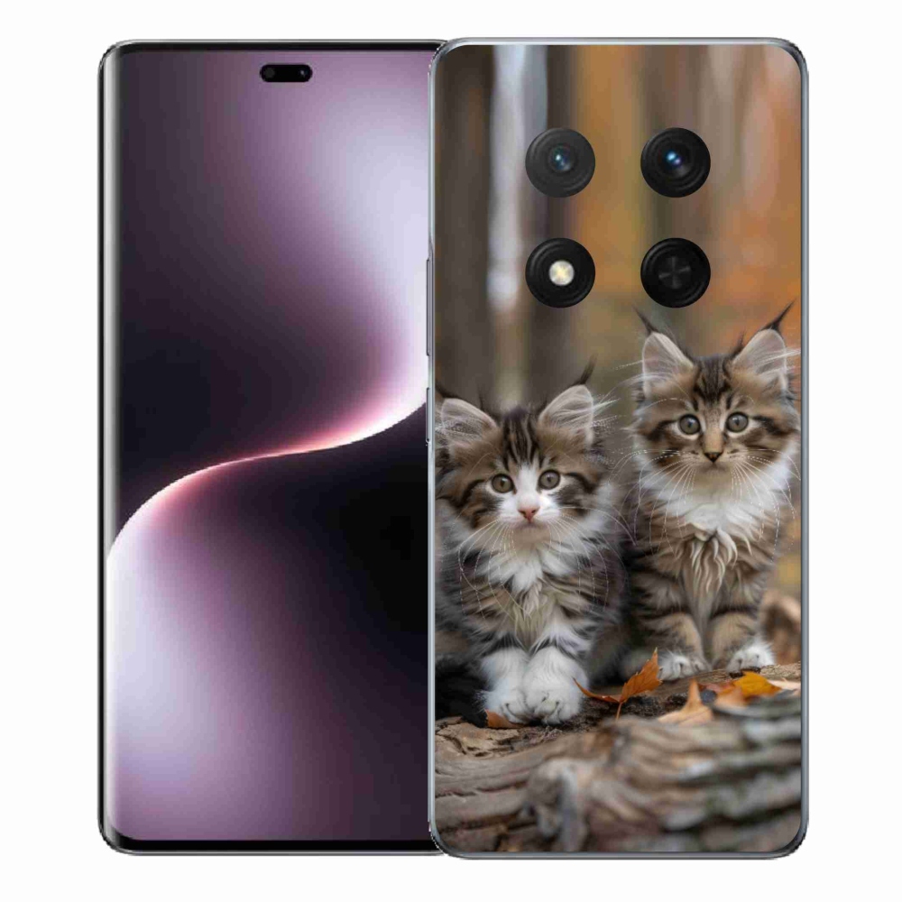 Gelový kryt mmCase na Honor Magic 7 Lite - kočičí duo 3