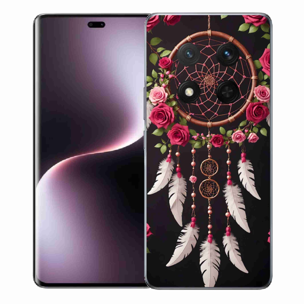 Gelový kryt mmCase na Honor Magic 7 Lite - lapač snů s růžemi