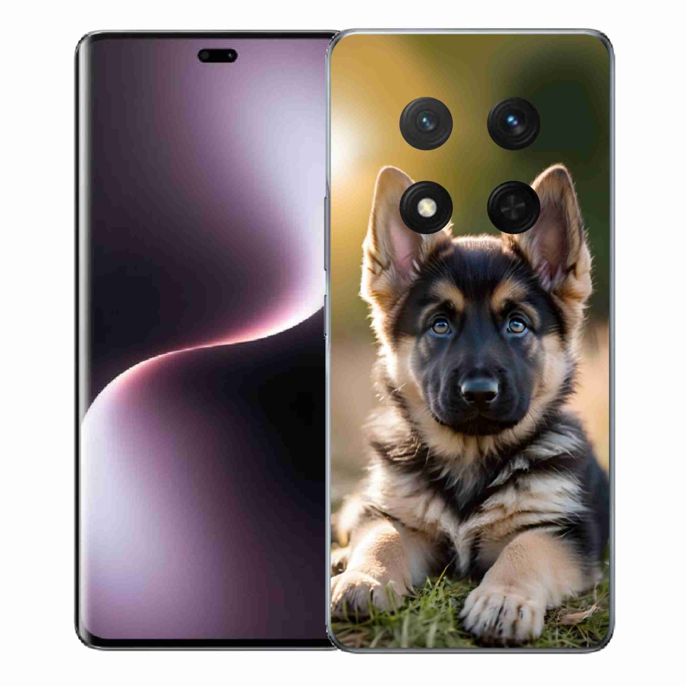 Gelový kryt mmCase na Honor Magic 7 Lite - německý ovčák v přírodě