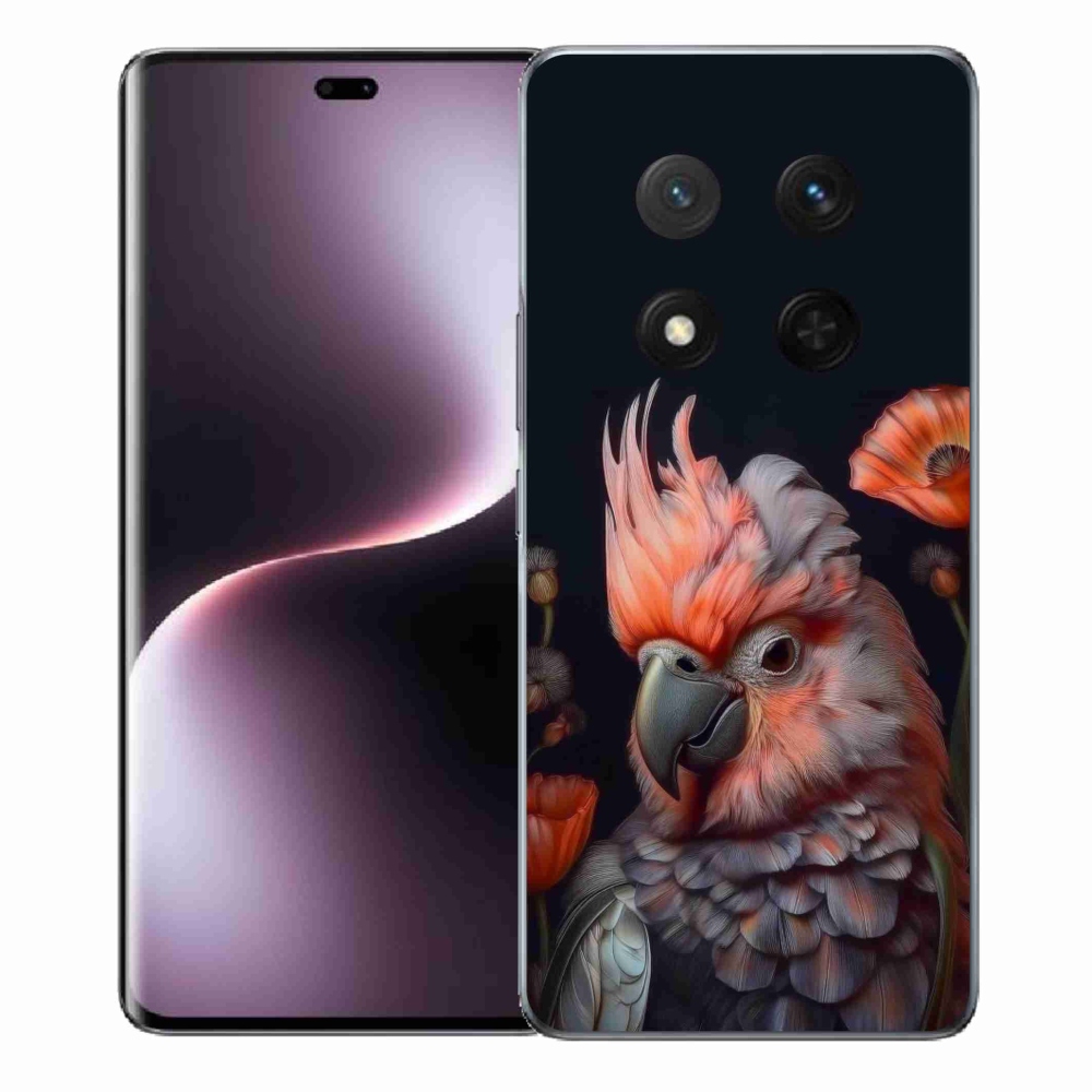 Gelový kryt mmCase na Honor Magic 7 Lite - papoušek kakadu v barvách