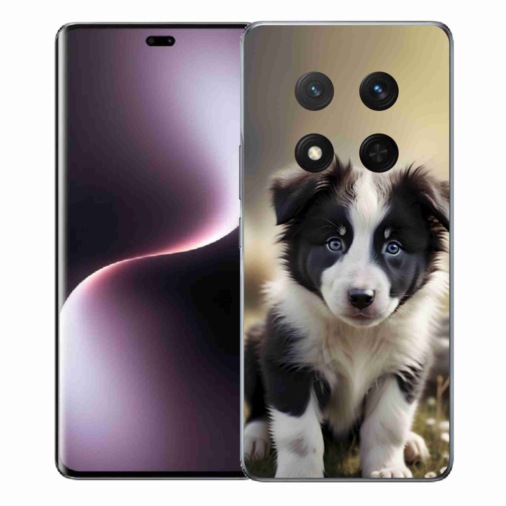 Gelový kryt mmCase na Honor Magic 7 Lite - roztomilá border kolie